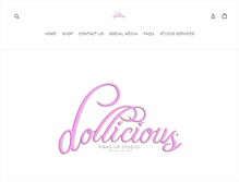 Tablet Screenshot of iamdollicious.com